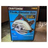 Craftsman 7 1/4" Circular Saw & Blades