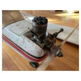 Vintage Gas-Powered Model Airplane