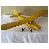 Vintage Yellow Model Airplane