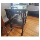 Vintage Wooden Serving Cart