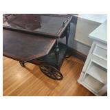 Vintage Wooden Serving Cart