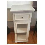 White Wooden Bedside Cabinet