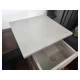 White Wooden Bedside Cabinet