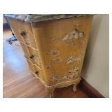 Vintage Pastoral Marble Top Dresser