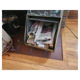 Vintage Embossed Brass Coal Scuttle