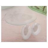 Artisan Hand-Blown Glass Dish Set