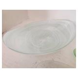 Artisan Hand-Blown Glass Dish Set