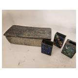 Ceramic Box with Cloisonn Accents