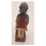 19th Century Antique Hand-Carved Chinese Wooden Figurine