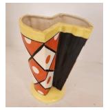 Vintage Japanese Geometric Vase