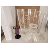 Elegant Glass Vase & Pitcher Set