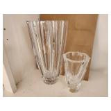 Elegant Glass Vase & Pitcher Set