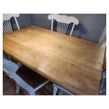 Wood Dining Table and Chair Set