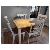 Wood Dining Table and Chair Set