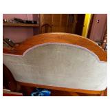 Antique Green Tufted Loveseat
