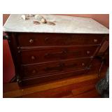 Vintage Dresser with Marble Top