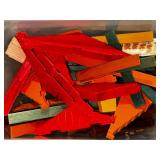 Vintage Tinkertoy and Lincoln Logs Set