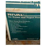 Rival 6 Qt Ice Cream Freezer Electric