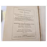 Robert Browning Poems Antique Book