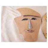 Handcrafted Ceramic Mask Trio