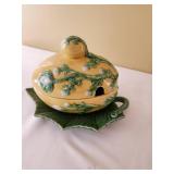 Ceramic Floral Covered Dish