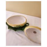 Ceramic Floral Covered Dish