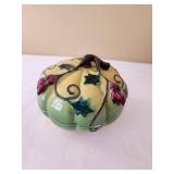 Ceramic Pumpkin Bowl with Lid