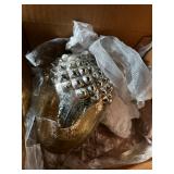 Large Silvered Glass Acorn