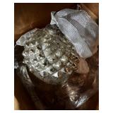 Large Silvered Glass Acorn