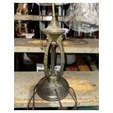 Vintage Bronze Table Lamp with Shade