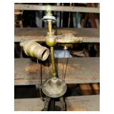 Vintage Bronze Table Lamp with Shade