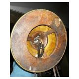 Vintage Bronze Table Lamp with Shade