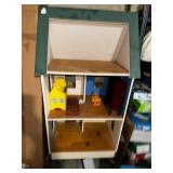 Vintage Wooden Dollhouse