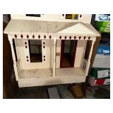 Vintage Wooden Dollhouse