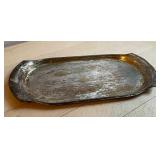 Vintage Metalware Plate Set