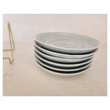 Set of 6 Fish Design Porcelain Bowls