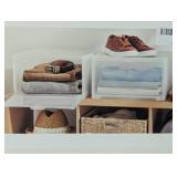 Stackable Large Bin Front Opening Clear - Brightroom™: Transparent Utility Storage