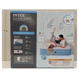 Intex Raised 16" Air Mattress with Hand Held 120V Pump - Queen Size