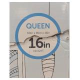 Intex Raised 16" Air Mattress with Hand Held 120V Pump - Queen Size