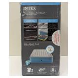 Intex Raised 16" Air Mattress with Hand Held 120V Pump - Queen Size