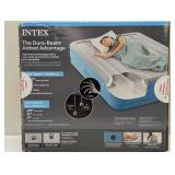 Intex Raised 16" Air Mattress with Hand Held 120V Pump - Queen Size