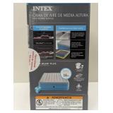 Intex Raised 16" Air Mattress with Hand Held 120V Pump - Queen Size
