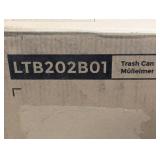 Kitchen Trash Can, 16 Gallon (2 x 8 Gallon) Dual Compartment Garbage Can, 60L Pedal Recycling Bin, Stay-Open Lid and Soft Closure, Stainless Steel, 15 Trash Bags Included