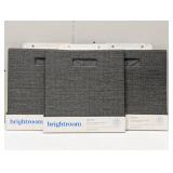 Set of 3 - 13" x 13" Fabric Bin - Brightroom™