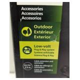 Philips Hue Outdoor 8-Foot Cable and T Connector - Connect Your Hue Outdoor Low Voltage Lights