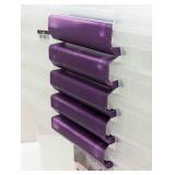 5 - Sterilite 66qt ClearView Latch Box Clear with Purple Latches: Plastic Storage Container, Lidded & Stackable, 66 Quart - 5 Total - 1 minor chip