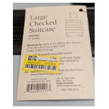 Hardside Large Checked Spinner Suitcase - Open Story™ - Muddy Aqua