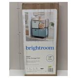 Storage Cart Black Metal with Natural Wood - Brightroom™