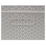 3 - Large Y-Weave Decorative Storage Basket - Brightroom™ - White