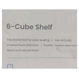 11" 6 Cube Storage Shelves - Brightroom™: Modular Decorative Storage Furniture, Anti-Tip, Open Shelves